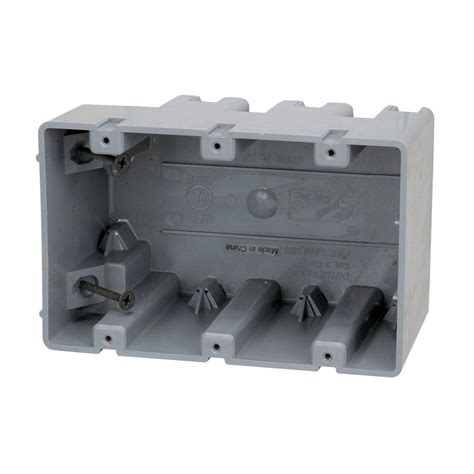 deep 3-gang electrical box|3 gang adjustable electrical box.